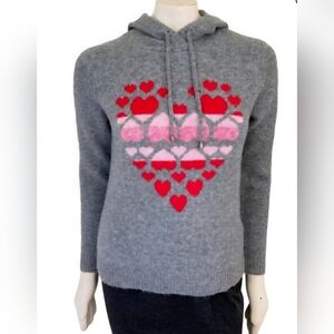 BNWT Cupcakes and Cashmere Heart Pattern Women's Hoodie.